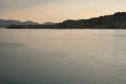 Coucher de soleil sur le lac d'Aiguebelette