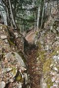 Descente entre les rochers