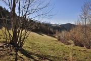 Les crêtes du Vercors depuis le chalet des Jeux