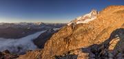 Mer de nuage au col de la Seigne et aiguille des Glaciers