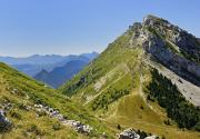 Vue sur le Col de l'Arc et les beaux sommets du Vercors