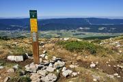 Au sommet du Pic Saint Michel, vue sur le Vercors