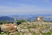 Table d'orientation au sommet