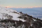 Coucher de soleil sur le Mont Blanc