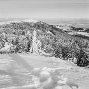 Crêt de l'Oeillon depuis le Crêt de la Chèvre