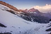 Glacier d'Arnès vu depuis le col du même nom