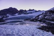Lac et glacier du Grand Méan