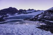 Lac et glacier du Grand Méan