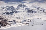 Vue sur les sommets de Vanoise