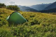 Bivouac au-dessus du lac de Roselend