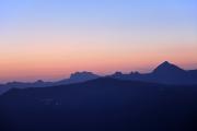 Coucher de soleil sur le Beaufortain