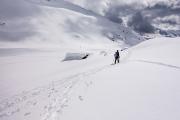 Refuge du Ruitor, caché sous la neige !