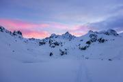 Calme vallon de la Sassière au matin