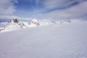 Au col du Grand, frontière franco-italienne et vue bouchée sur le Mont Blanc !
