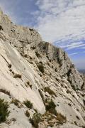 La croix vue en cours de montée