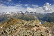 Vue en arrière sur le Grimselpass