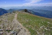 Chemin en crête