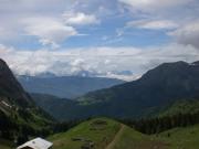Chalet de Bostan et vue sur la vallée