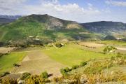 En montant vers le col des Tunes, vue sur la vallée