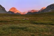 Coucher de soleil sur la Vanoise