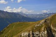 Dans le fond, les Ecrins