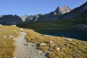 Départ au matin près du Col de la Vanoise