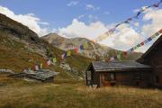 Derrière le refuge de la Dent Parrachée