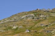 Le refuge de la Dent Parrachée, perché sur la montagne