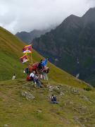 Pause au Pré, au-dessus de Courmayeur