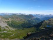 Vue depuis la Tête Nord des Fours vers l'ouest