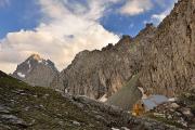 Refuge Giacoletti et ses belles falaises