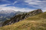 Le Bouton et le sommet du Mont Blanc
