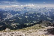 Au sommet, vue sur les Aravis