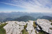 Vue au sommet de la Roche Courbe