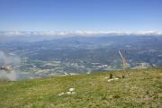 Vue au sommet de la Roche Courbe