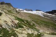 Au pied du glacier des Glaciers