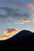 Mont Ngauruhoe au lever du jour