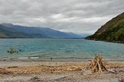 Gros temps sur le lac de Wanaka