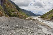 Moraine de Franz Josef Glacier