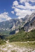 Descente dans la vallée de Logar (Logarska dolina)