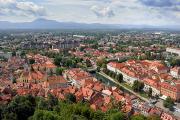 Vue sur Ljubljana depuis le château