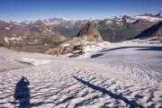 Descente du glacier du Grand Méan