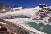 Glacier et lac du Grand Méan