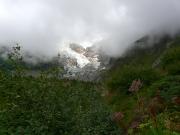 Le Glacier de Bionnassay à travers les nuages